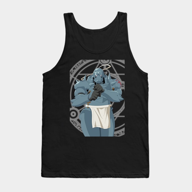 Alphonse Elric Tank Top by JixelPatterns